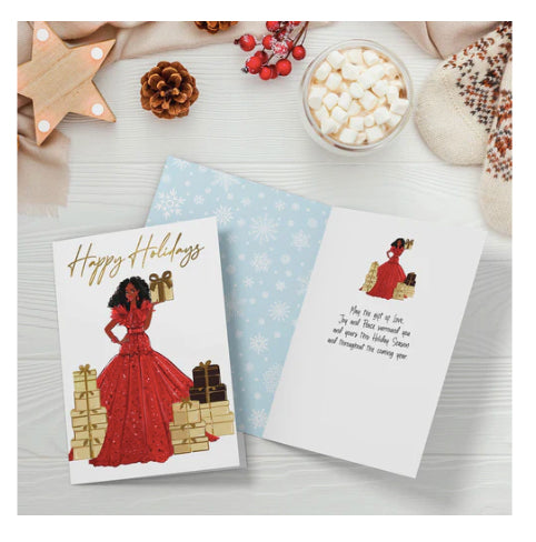 "Happy Holidays Christmas Gift Card" | Greeting cards