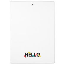 Modern design of Hello Clipboard I Nicholle Kobi
