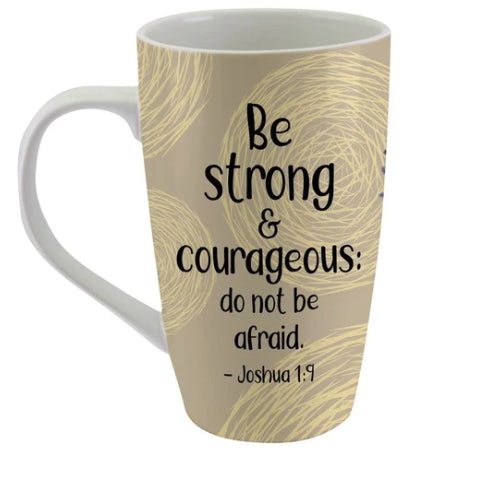 "Strong and Courageous" x Nicholle Kobi Ceramic Latte Mug