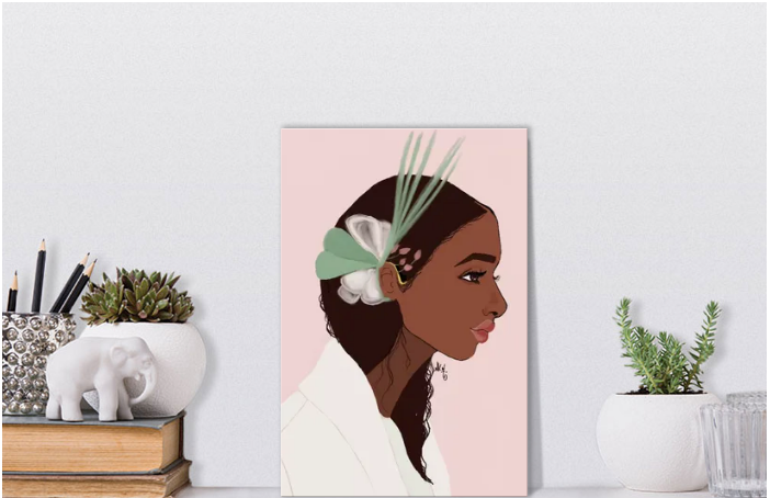 " Flower Hair" | Art Print