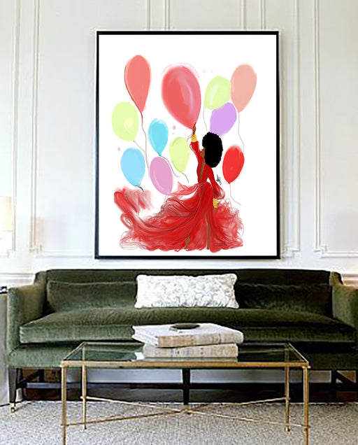 "Magical Balloons" | Art Print - Nicholle Kobi
