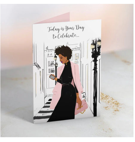 Wake Up, Dress Up and Show Up | Greeting Card