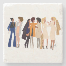Sister's Hours I Stone Mable Coaster