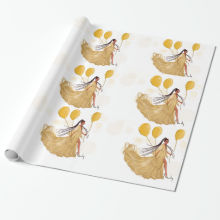 Glossy Wrapping Paper, 30" x 6' Wrapping Paper I  JOY