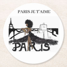 Paris Je T'aime I Paper Coaster