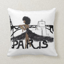 Paris Noire Edition I Accent Square Pillows